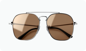 نضارة رجالي لون بني