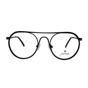 إطار نظارة Your Vision الطبي | تصميم طيار (Aviator) كلاسيكي باللون الأسود مع الذهبي