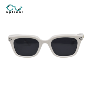 نظارة شمسية BELLEZA للأطفال | تصميم مربع عصري باللون الأبيض